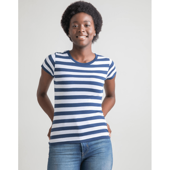 Tee shirt rayé bleu et blanc femme sales